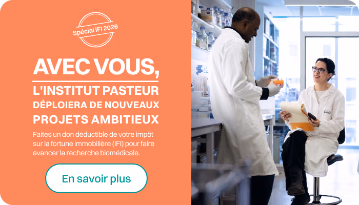 Soutenir l'Institut Pasteur